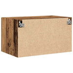 HKH Armario de Pared Rústico de Madera Procesada con 2 Puertas - Madera Antigua