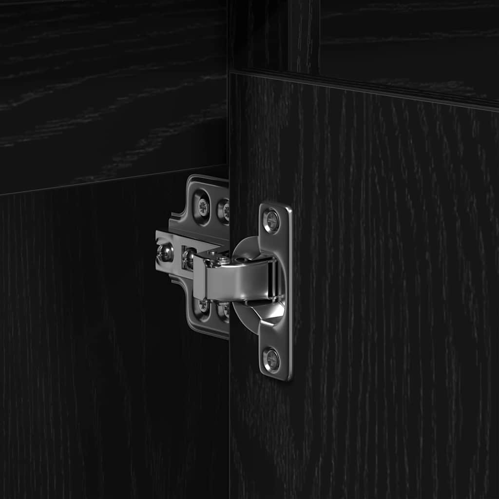 HKH Armário de Lavatório Outros com Porta em Carvalho - Preto