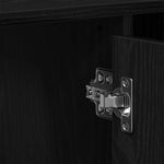 HKH Armario de lavabo de baño de roble - Negro