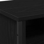 HKH Armario de lavabo de baño de roble - Negro