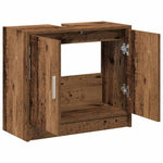 Mueble de baño HKH con puerta de madera antigua