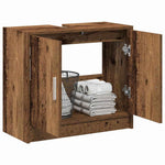 Mueble de baño HKH con puerta de madera antigua