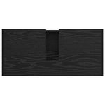 HKH Armario de Baño con Puerta de Roble - Negro