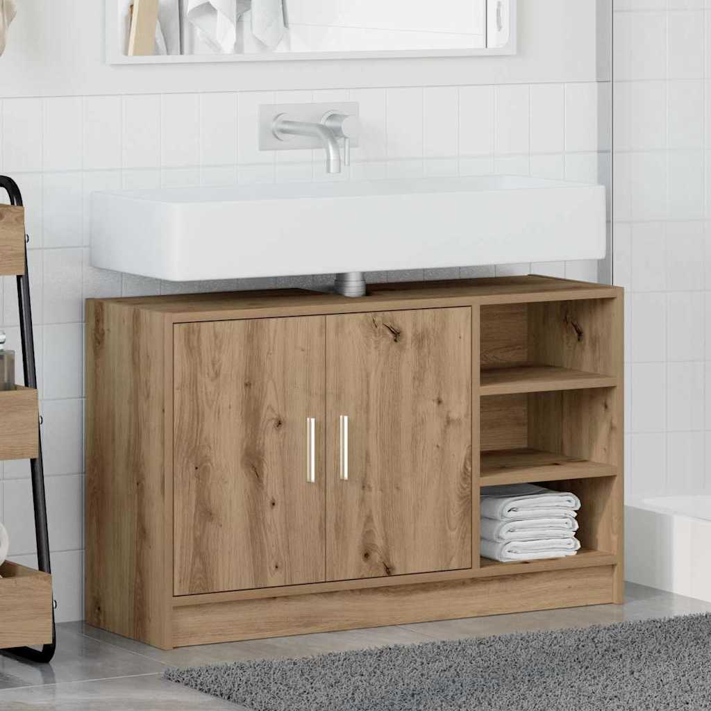 HKH Armario de Baño en Roble Artesanal