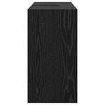 HKH Armario de Baño con Puerta de Roble - Negro