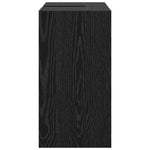 HKH Armario de Baño con Puerta de Roble - Negro