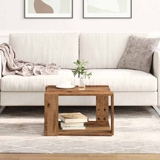 Mesa de centro HKH de madera antigua