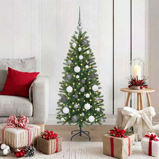 HKH Árvore de Natal Artificial com 150 Leds Verde em PE e PVC