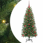 HKH Árvore de Natal Artificial com 150 Leds Verde em PE e PVC