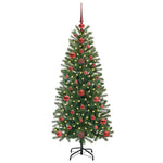 HKH Árvore de Natal Artificial com 150 Leds Verde em PE e PVC