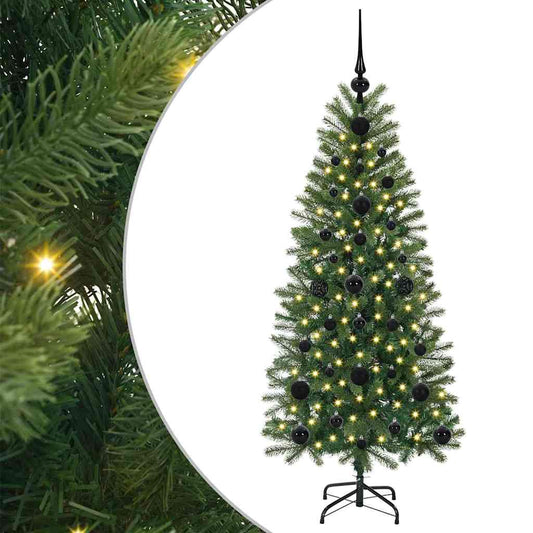 HKH Árvore de Natal Artificial com 150 Leds Verde em PE e PVC