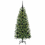 HKH Árvore de Natal Artificial com 150 Leds Verde em PE e PVC