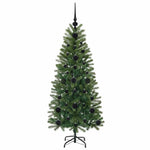 HKH Árvore de Natal Artificial com 150 Leds Verde em PE e PVC
