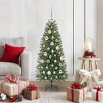 HKH Árvore de Natal Artificial com 150 Leds Verde em PE e PVC