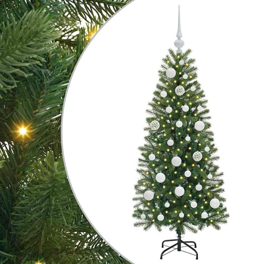 HKH Árvore de Natal Artificial com 150 Leds Verde em PE e PVC