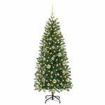HKH Árvore de Natal Artificial com 150 Leds Verde em PE e PVC