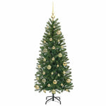 HKH Árvore de Natal Artificial com 150 Leds Verde em PE e PVC