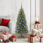HKH Árvore de Natal Artificial com 150 Leds Verde em PE e PVC
