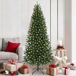 HKH Árvore de Natal Artificial com 300 Leds Verde em PE e PVC
