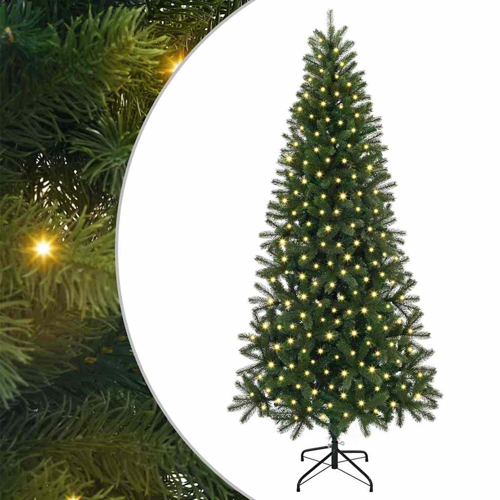 HKH Árvore de Natal Artificial com 300 Leds Verde em PE e PVC