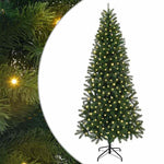 HKH Árvore de Natal Artificial com 300 Leds Verde em PE e PVC