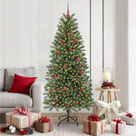 HKH Árvore de Natal Artificial com 300 Leds Verde em PE e PVC