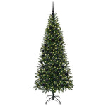 HKH Árvore de Natal Artificial com 300 Leds Verde em PE e PVC