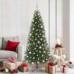 HKH Árvore de Natal Artificial com 300 Leds Verde em PE e PVC