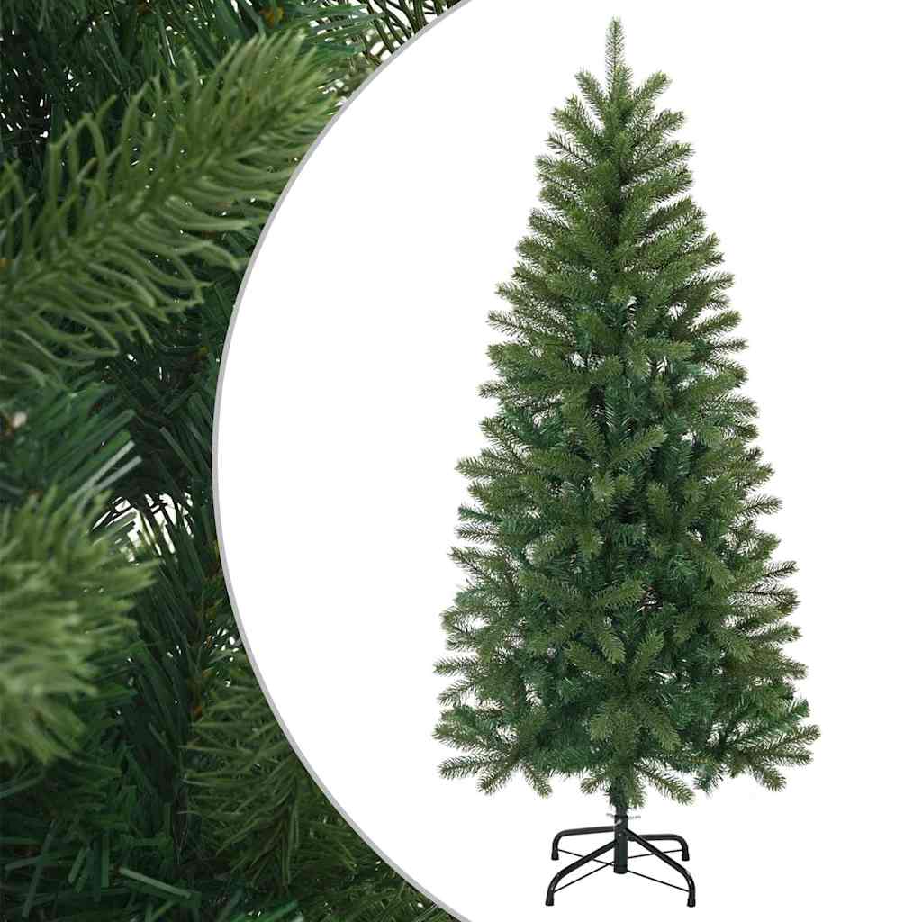 HKH Árvore de Natal Artificial Verde em PVC com Pé em Aço