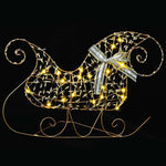 HKH Conjunto de 7 Renas com 40 LED's em PET - Ouro