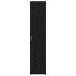 Aparador alto HKH de madera prensada con 1 puerta - Roble Negro