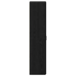Aparador alto HKH de madera prensada con 1 puerta - Roble Negro