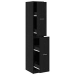 HKH Armario de Pared de Roble - Negro