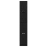 HKH Armario de Pared de Roble - Negro