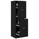 HKH Armario de Pared en Roble - Negro