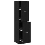Armario de Pared HKH de Roble - Negro