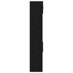 HKH Armario de Almacenamiento 2 Piezas Alto de Madera con 1 Puerta y 2 Cajones - Roble Negro