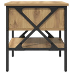 HKH Mesa de Cabeceira Artisiano em Carvalho