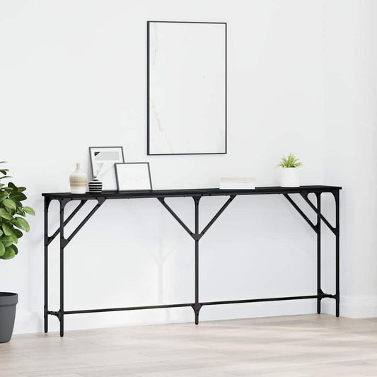 Mesa Consola Auxiliar HKH en Roble - Negro