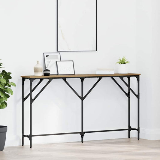 Mesa Consola Auxiliar Artesanal HKH en Roble