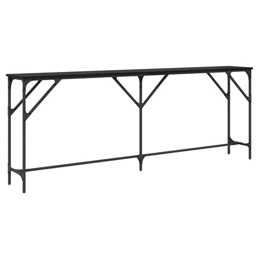 Mesa Consola Auxiliar HKH en Roble - Negro