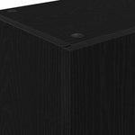 Aparador de cocina HKH con cajón de roble - Negro