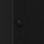 Aparador de cocina HKH con cajón de roble - Negro