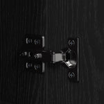 Aparador de cocina HKH con cajón de roble - Negro
