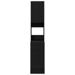 Aparador de cocina HKH con cajón de roble - Negro