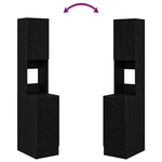 Aparador de cocina HKH con cajón de roble - Negro