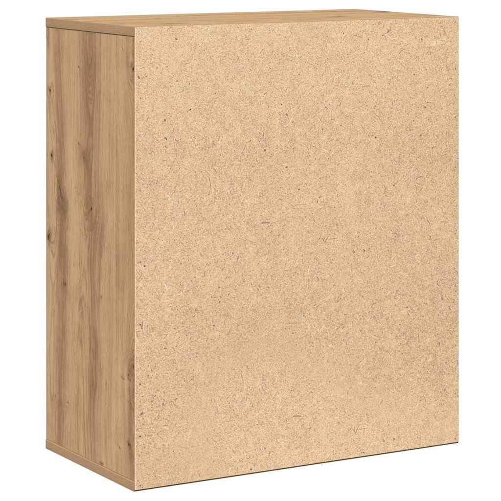 HKH Aparador Moderno de Madera Procesada con 2 Puertas y 2 Cajones - Roble Artesanal