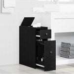 HKH Juego de muebles de baño de roble - Negro