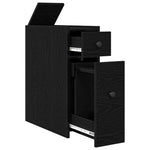 HKH Juego de muebles de baño de roble - Negro
