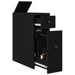 HKH Juego de muebles de baño de roble - Negro